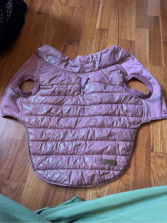 Other - Blush Pink Quilted Dog Puffer Jacket